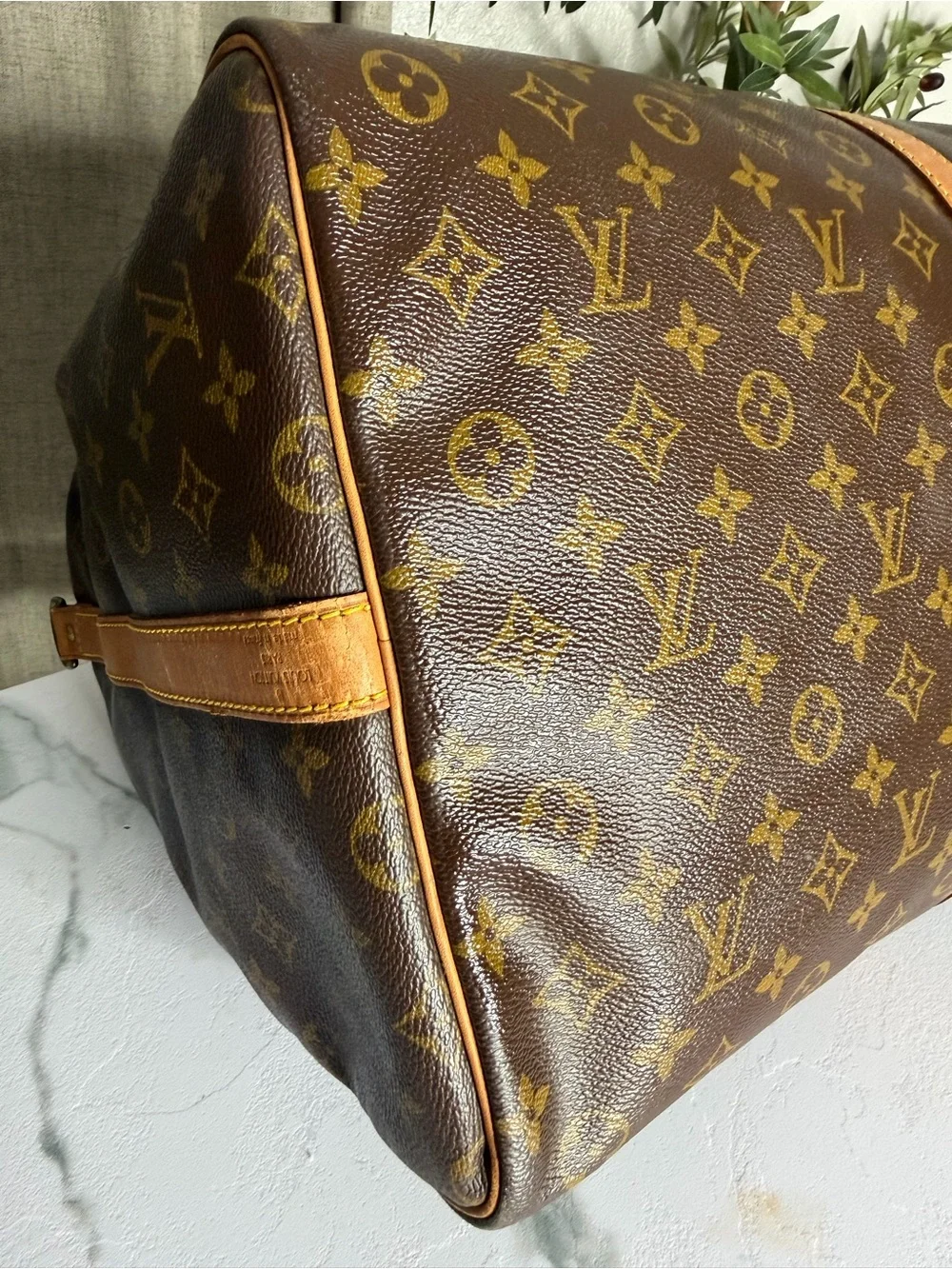 Louis Vuitton Brown Monogram Keepall Bando 60